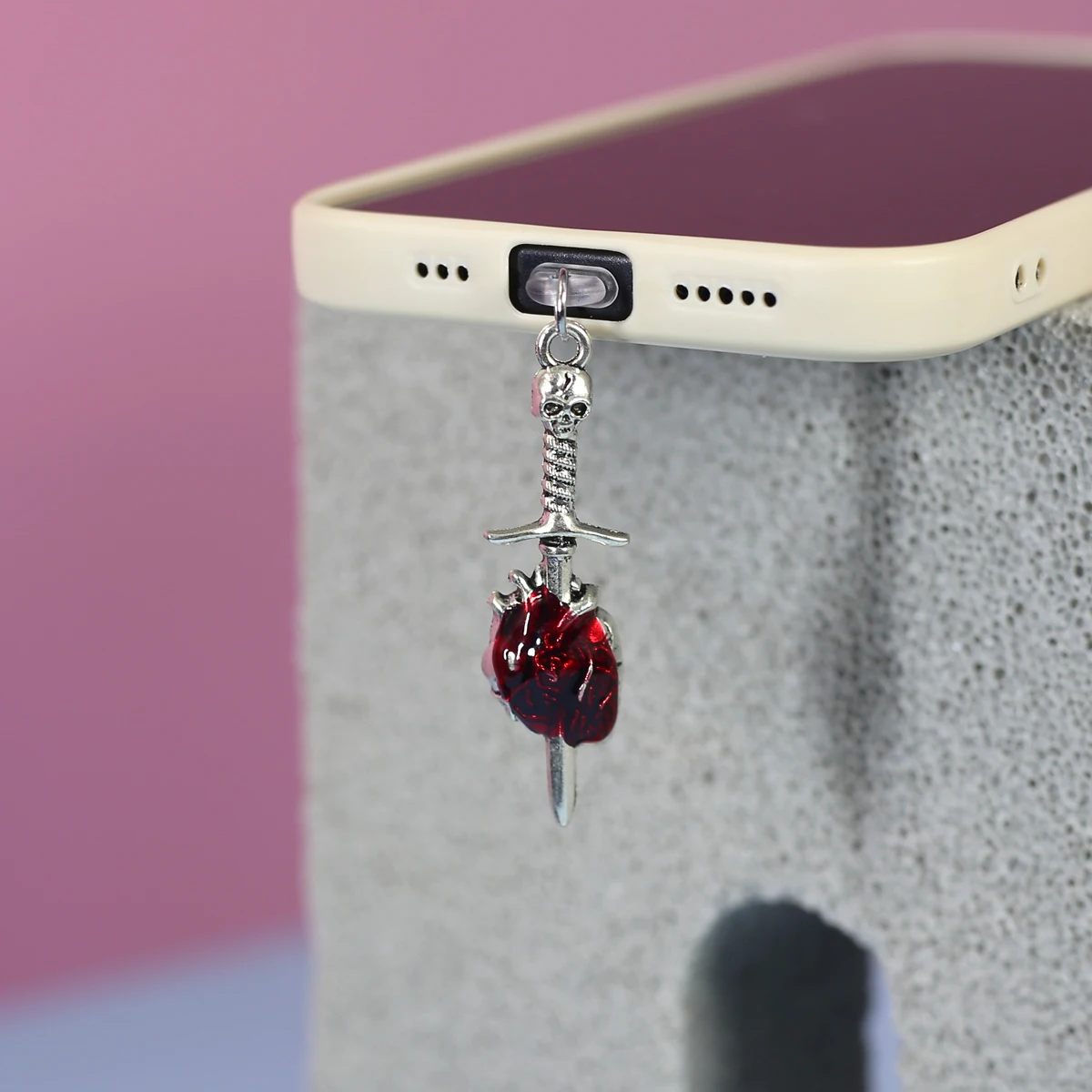 Cool 3D démon crâne épée Pierc - Mobile Tech Accessories avis et prix