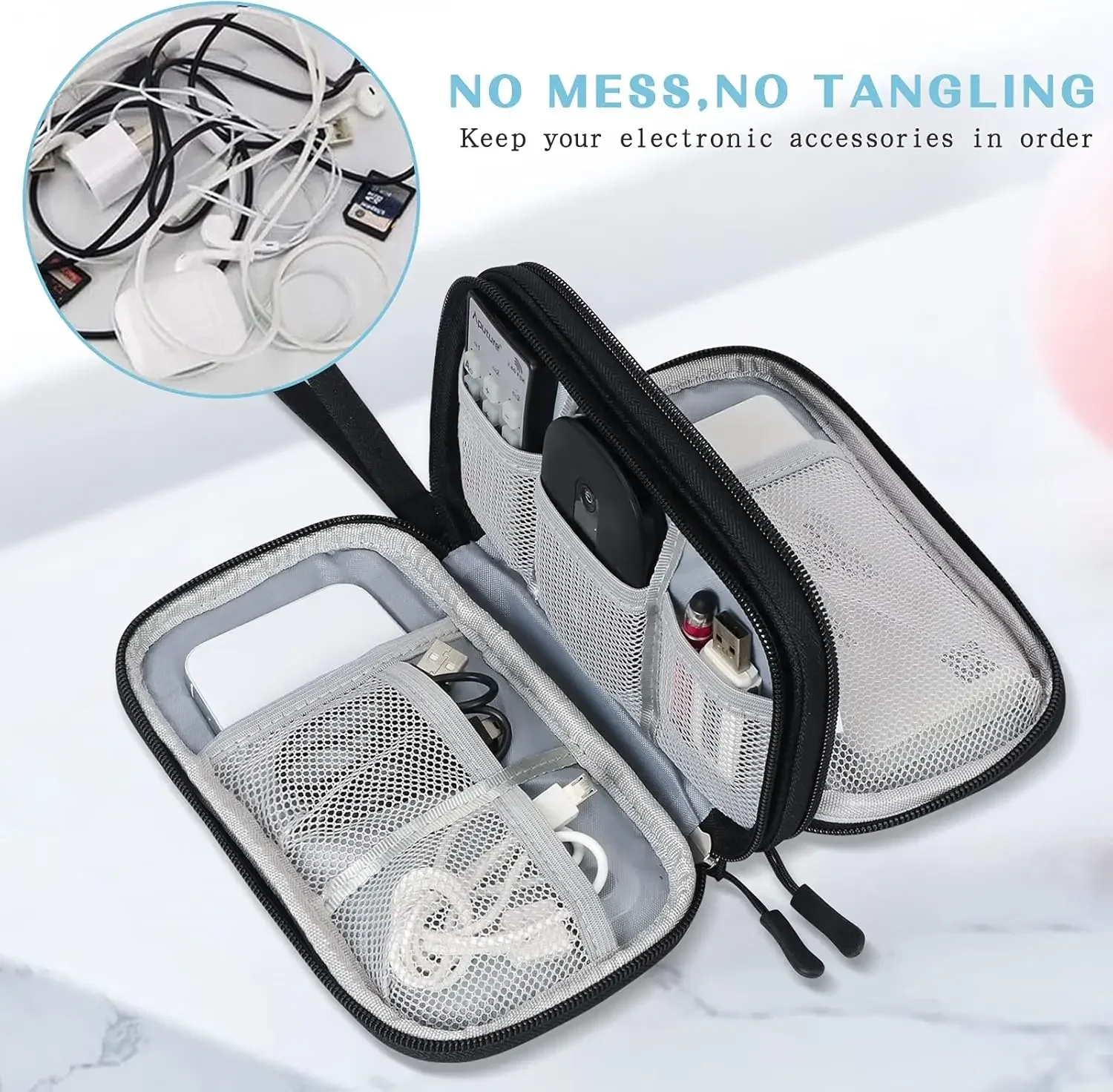 Sac de voyage pour câbles, poc - Tech Accessories Case avis et prix